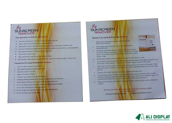 Βιβλιάρια οδηγίας βερνικιών A4 290mm διπλωμένες οδηγίες τέχνης βιβλίων